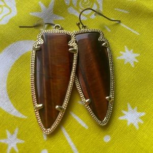 Kendra Scott Brown Tigers Eye Skylars